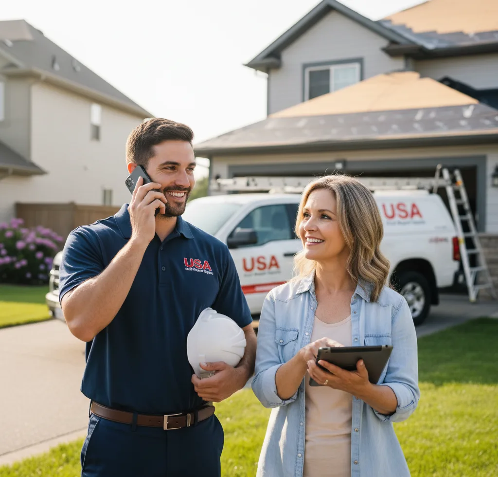 USA Roof Repair Experts customer support in Perdido